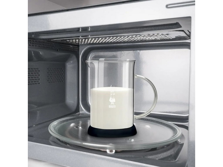 Bialetti skleněný napěňovač mléka