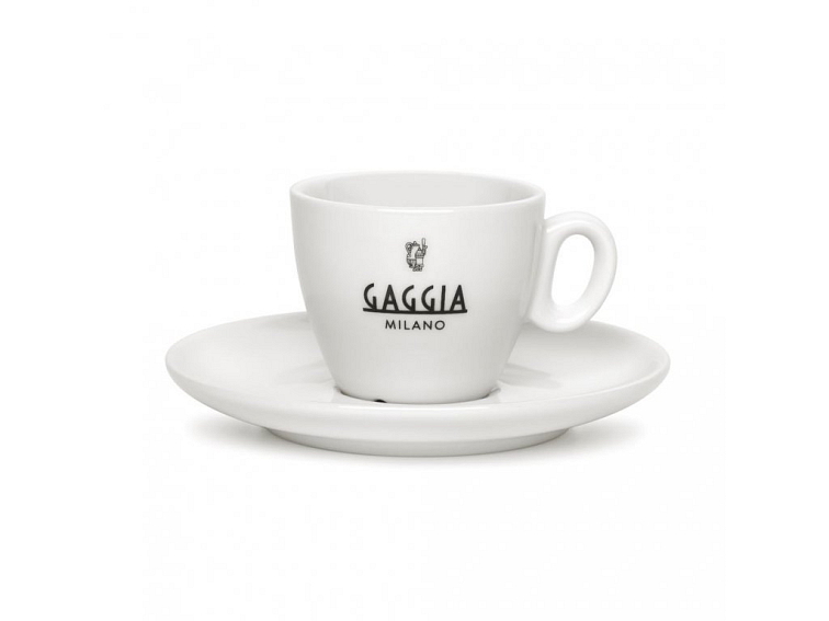 Gaggia šálky s podšálky espresso 6 ks