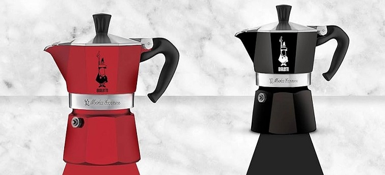 Bialetti Moka Express červená (různé velikosti)