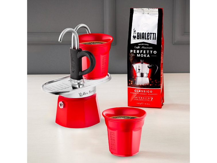 Bialetti set Mini Express červená