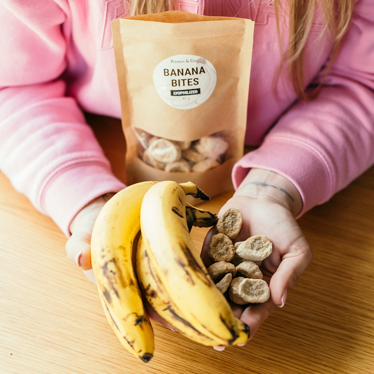 Lyofilizované banány 40 g