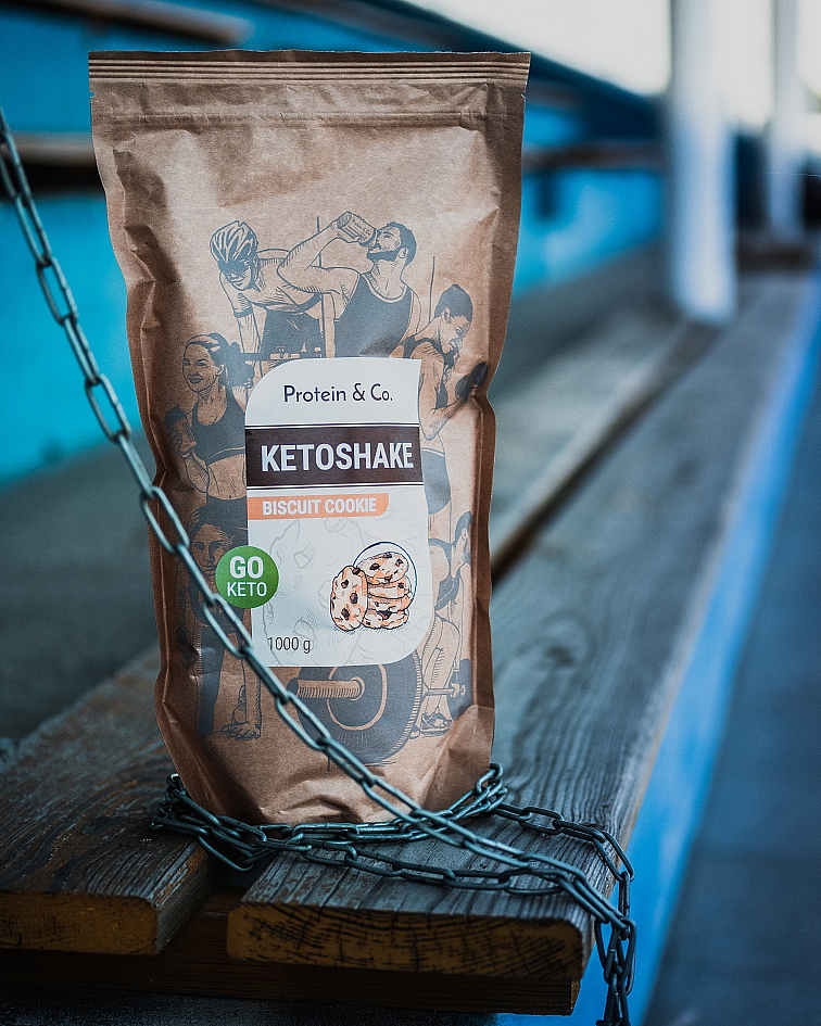 Ketoshake 1 + 1 kg - proteinový dietní koktejl