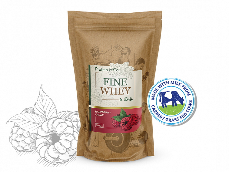 FINE WHEY – přírodní protein slazený stévií