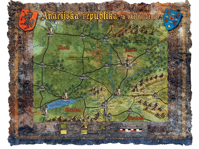 Mapa Anarijské republiky