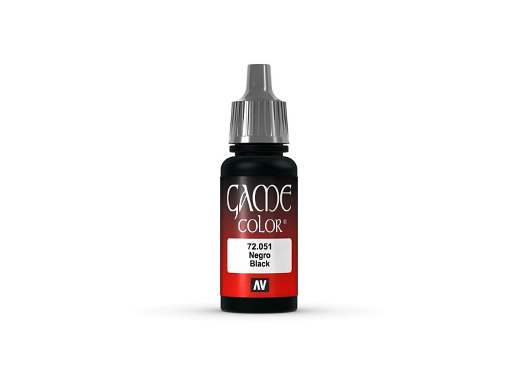 Vallejo - Game Color 72051 Black 17 ml.