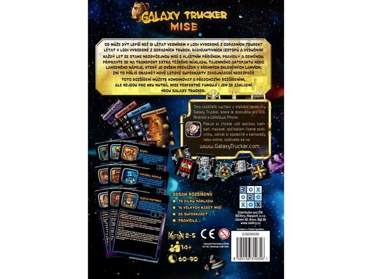 Galaxy Trucker: Mise