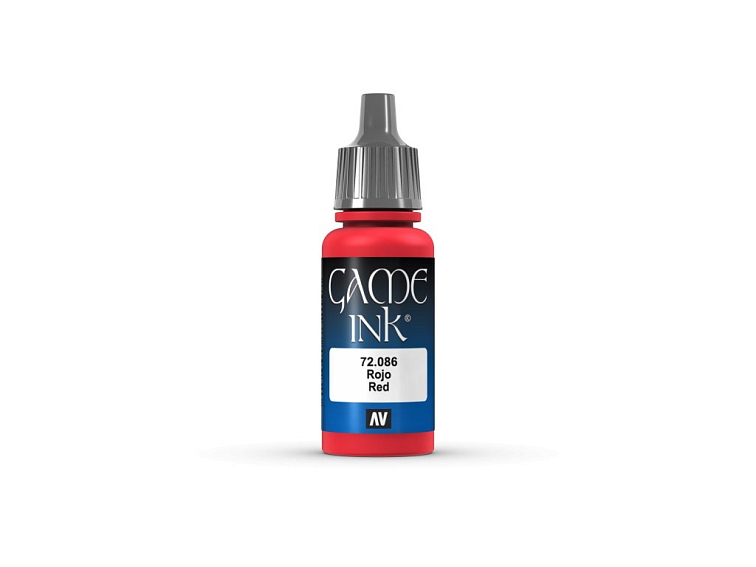 Vallejo - Game INK 72086 Red Ink 17 ml.