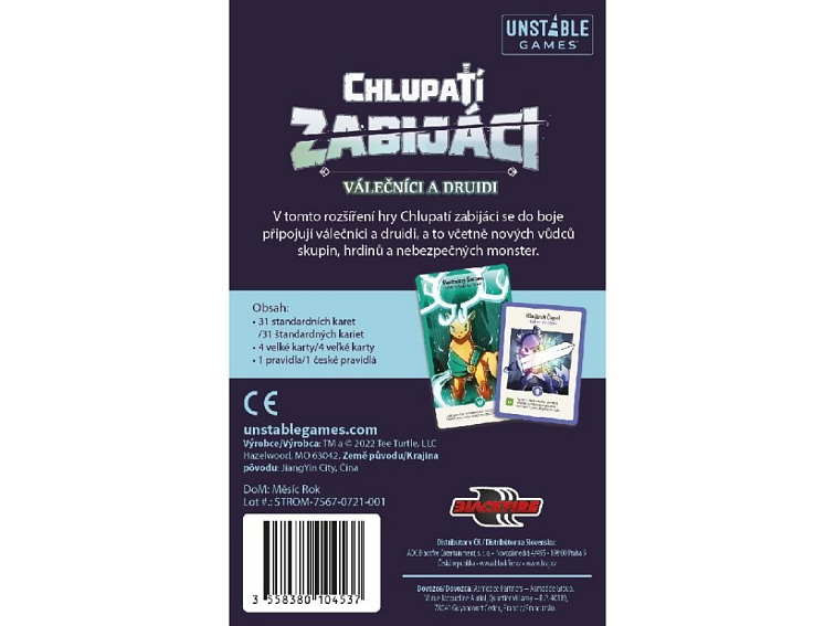 Chlupatí zabijáci: Válečníci a druidi - Rozšíření