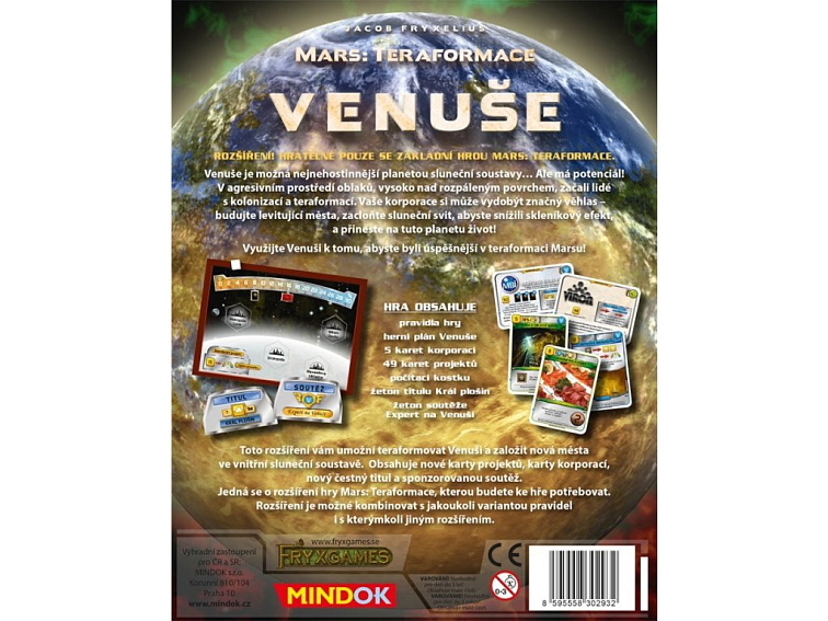 Mars: Teraformace - Venuše - Rozšíření