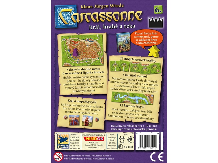 Carcassonne: Král,hrabě a řeka - Rozšíření