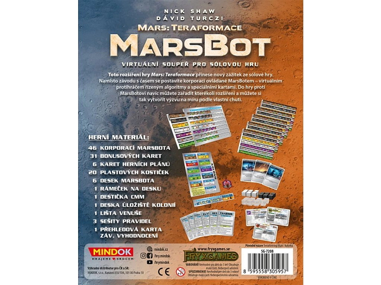 Mars: Teraformace - MarsBot - Rozšíření