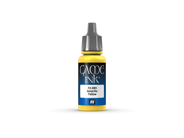 Vallejo - Game INK 72085 Yellow Ink 17 ml.