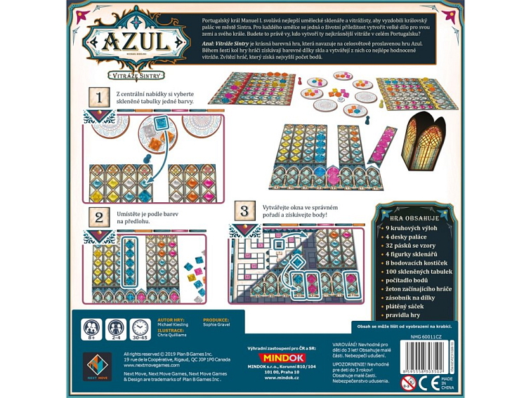 Azul: Vitráže Sintry