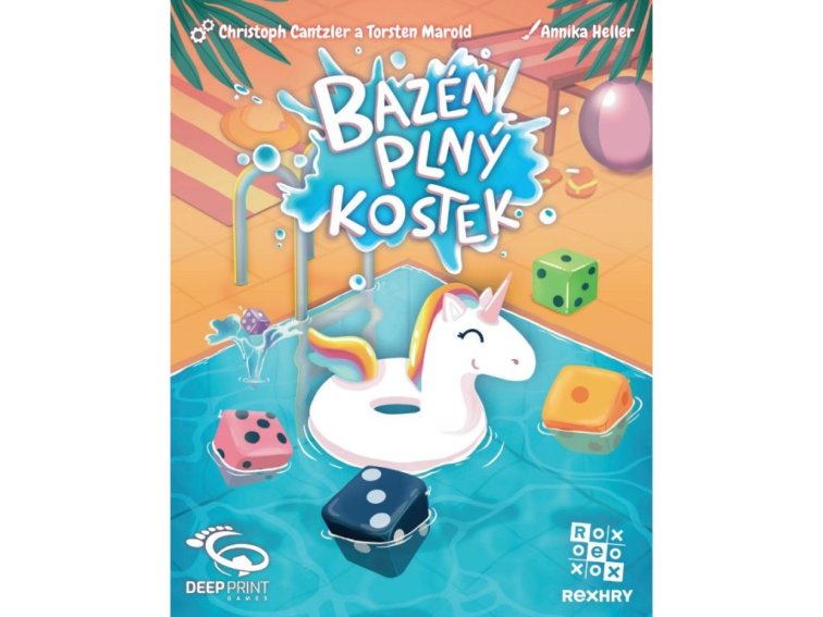 Bazén plný kostek