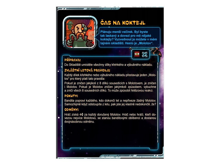 Galaxy Trucker: Mise