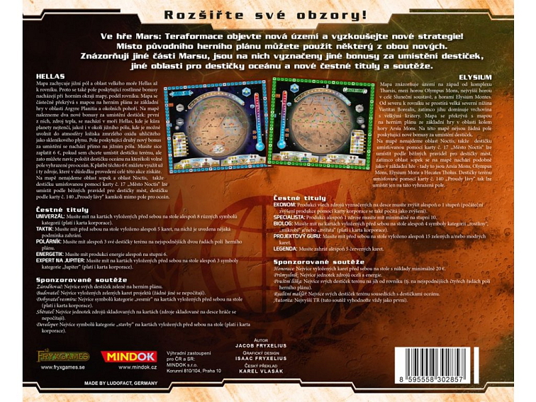 Mars: Teraformace - Hellas a Elysium - Rozšíření - CZ