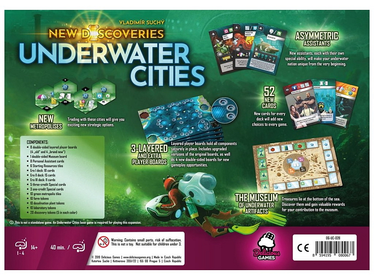 Podmořská města: Nové objevy - Rozšíření