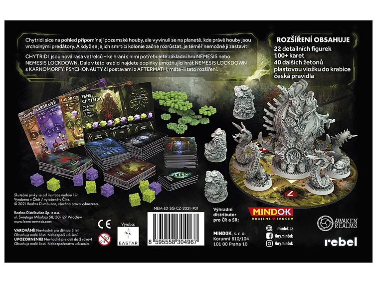 Nemesis Lockdown: Chytridi a doplňky