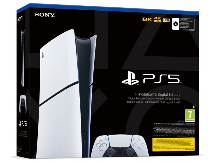 PlayStation 5 SSD 1TB Digital + hra Astro's Playroom (verze bez mechaniky)
