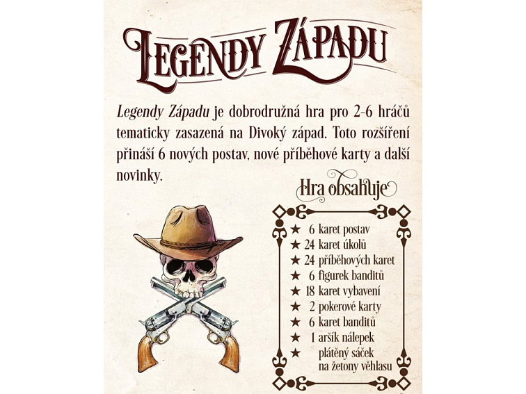 Legendy západu: Hrst novinek - Rozšíření