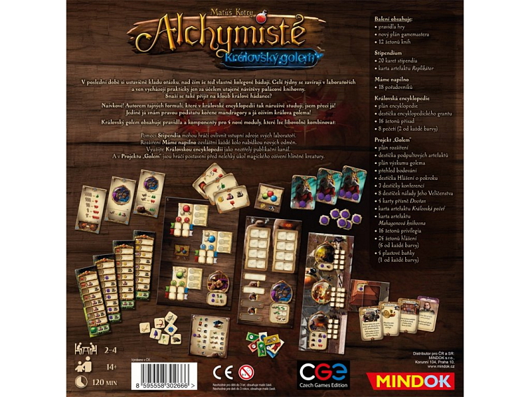 Alchymisté: Královský golem - Rozšíření