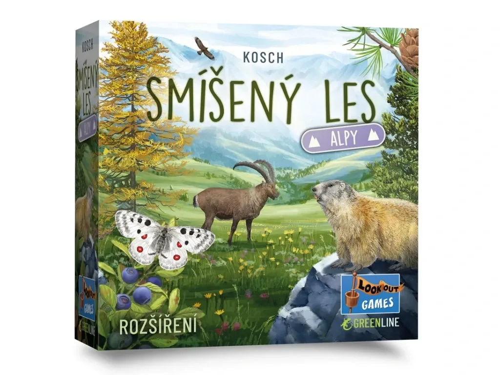 Smíšený les: Alpy - Rozšíření