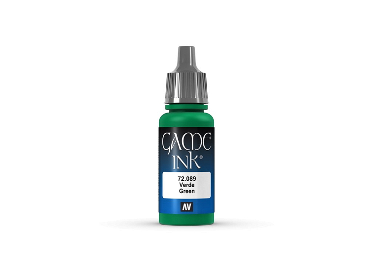 Vallejo - Game INK 72089 Green Ink 17 ml.