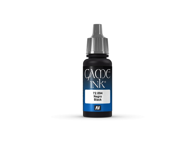 Vallejo - Game INK 72094 Black Ink 17 ml.