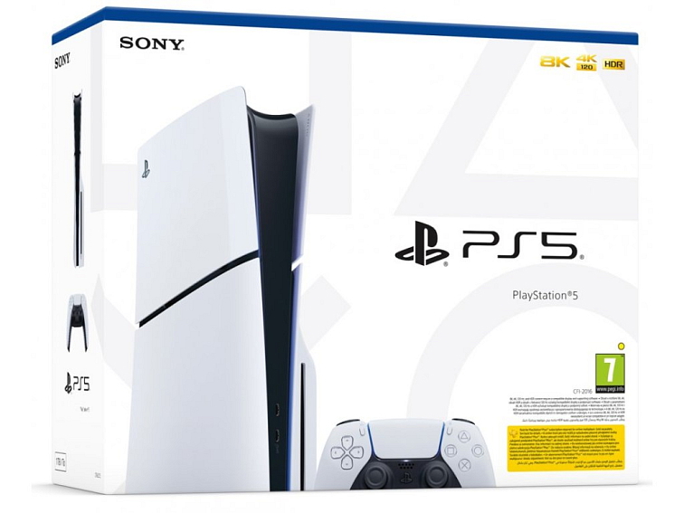 PlayStation 5 SSD 1TB, Blu-Ray + hra Astro's Playroom (verze s mechanikou)
