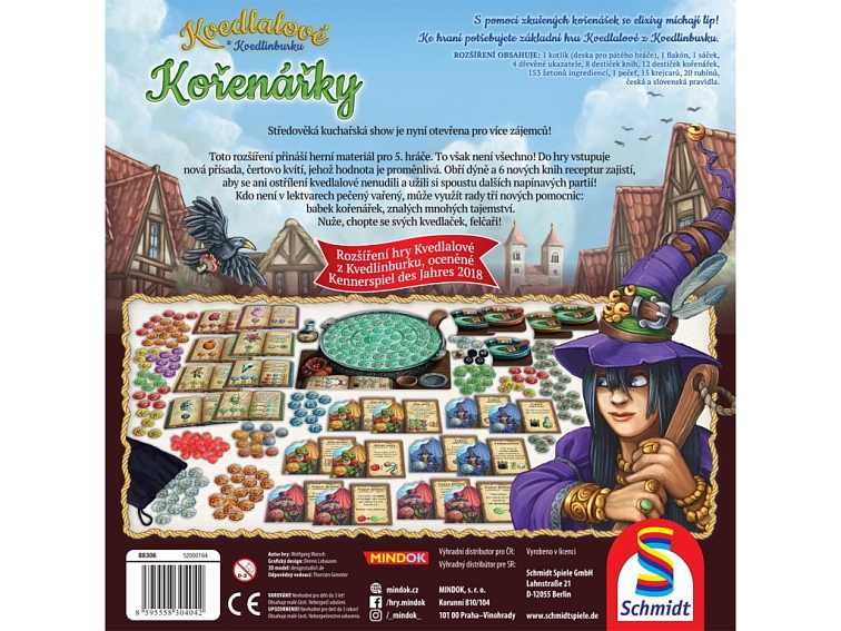 Kvedlalové z Kvedlinburku: Kořenářky - Rozšíření