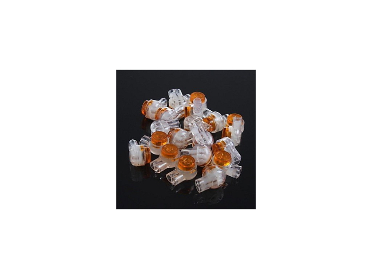 3M konektor zářezový gelový 2 žíly oranžová SCOTCHLOK