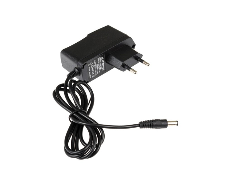 Zásuvkový zdroj 12V 12W pro zapojení LED osvětlení - trafo s DC/1A konektorem 05302