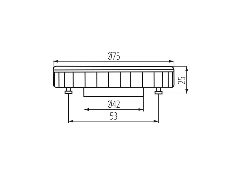 ESG LED 9W GX53-WW Světelný zdroj LED (starý kód 22420)