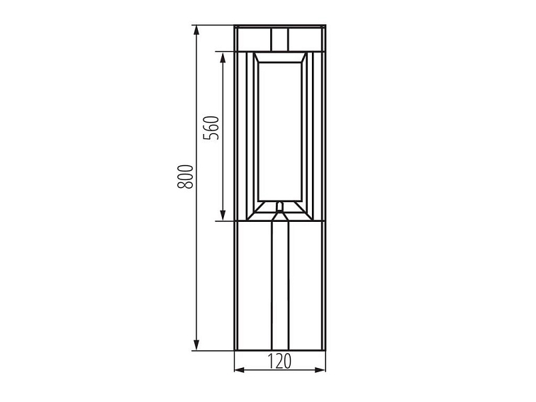 PEVO 80 GR Zahradní svítidlo