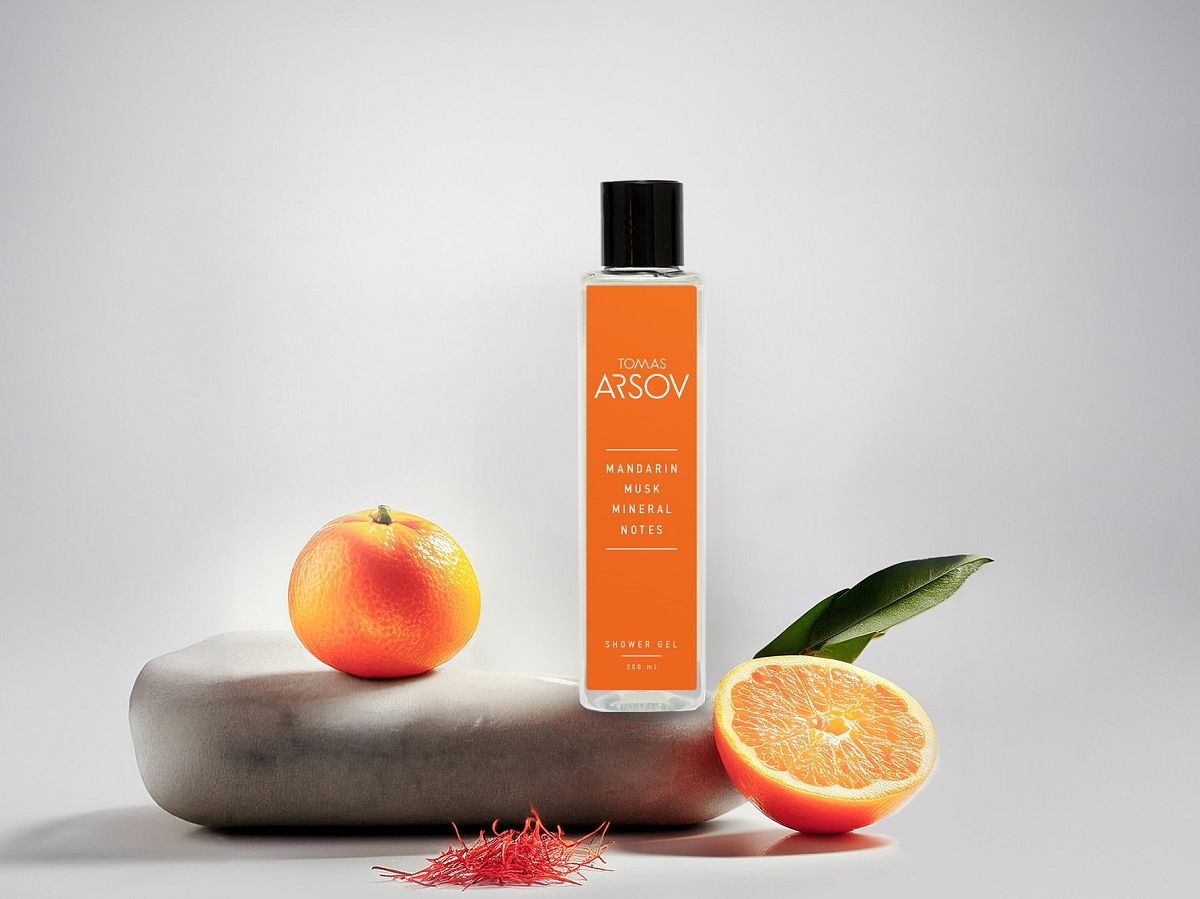 MANDARIN MUSK MINERAL NOTES Sprchový gel