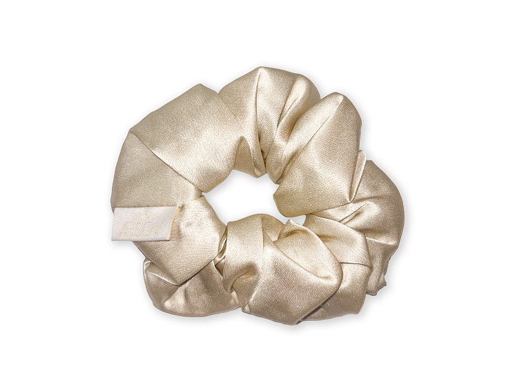 SCRUNCHIES gumička béžová
