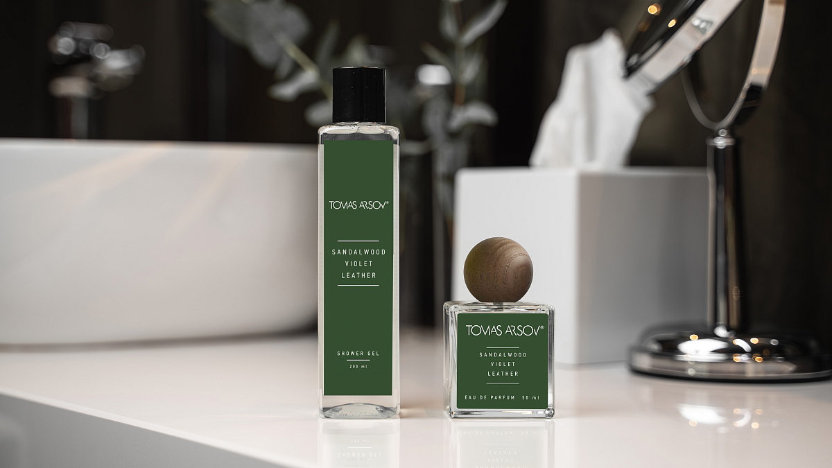 SANDALWOOD VIOLET LEATHER Sprchový gel