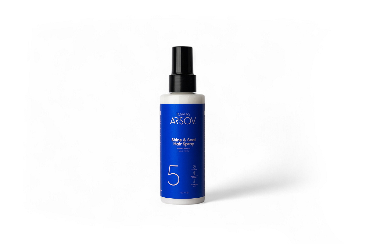 Shine & seal hair spray