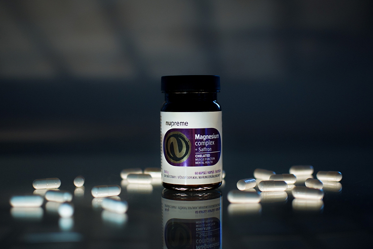 Magnesium + šafrán chelát 60 kapslí NUPREME