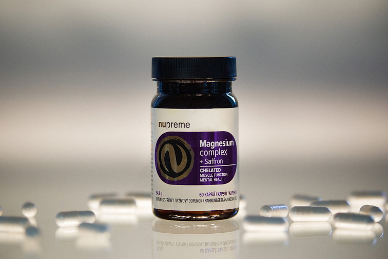 Magnesium + šafrán chelát 60 kapslí NUPREME