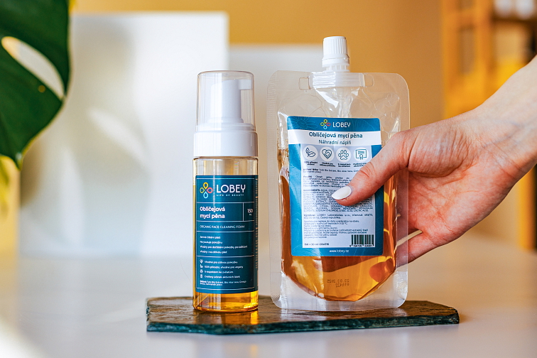 Náhradní náplň Obličejová mycí pěna 150 ml + 30 ml GRATIS REFORMULACE