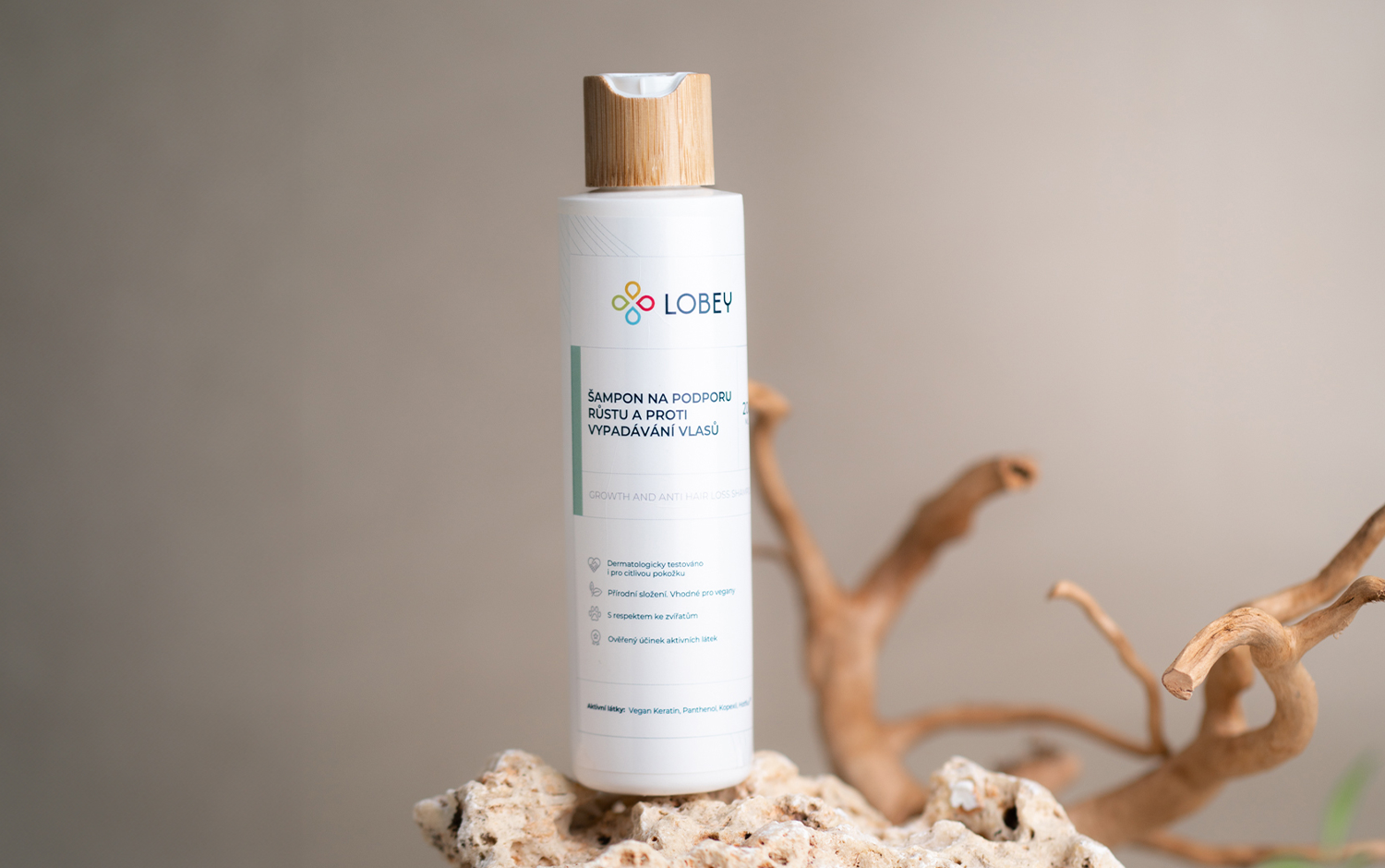 Šampon na podporu růstu a proti vypadávání vlasů 200 ml