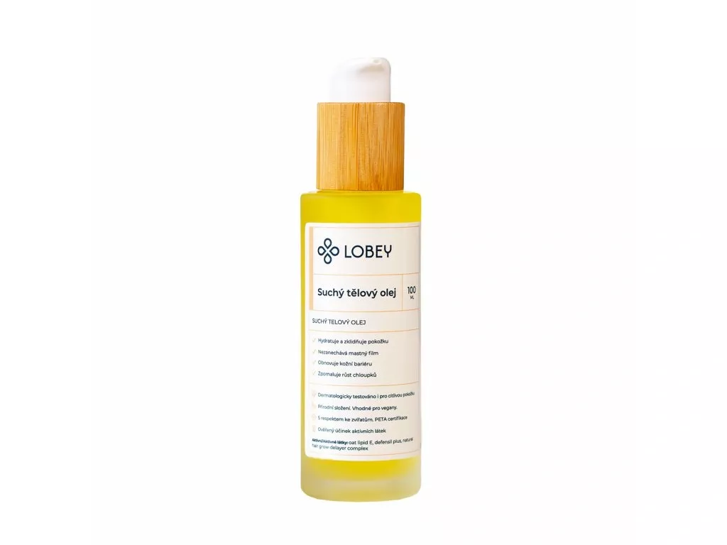 Pěsticí tělový olej LOBEY
