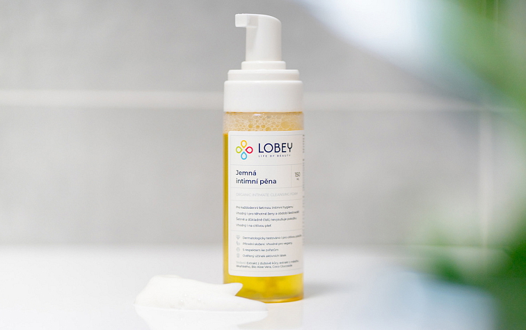 Jemná intimní mycí pěna 150 ml