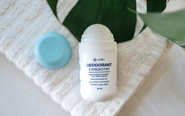 Deodorant s prebiotiky