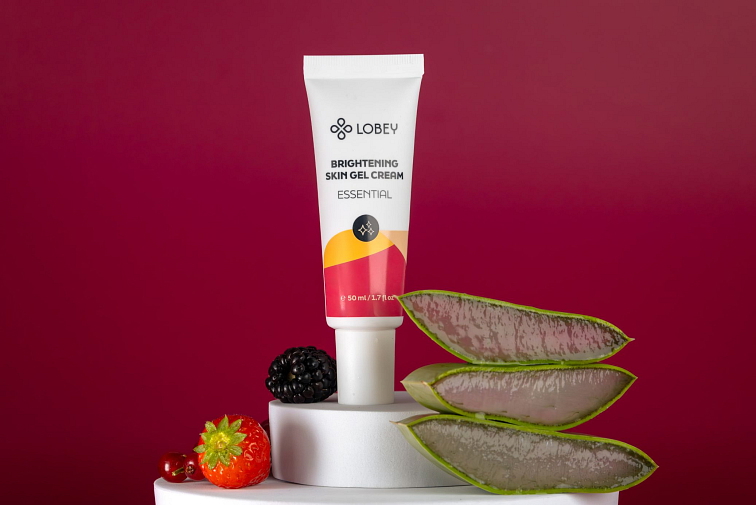 Rozjasňující gel krém LOBEY Essential