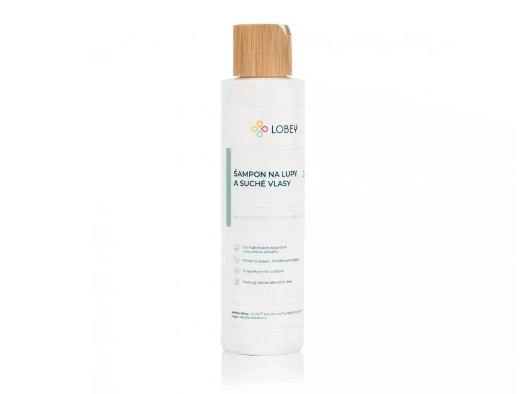 Šampon na lupy a suché vlasy LOBEY