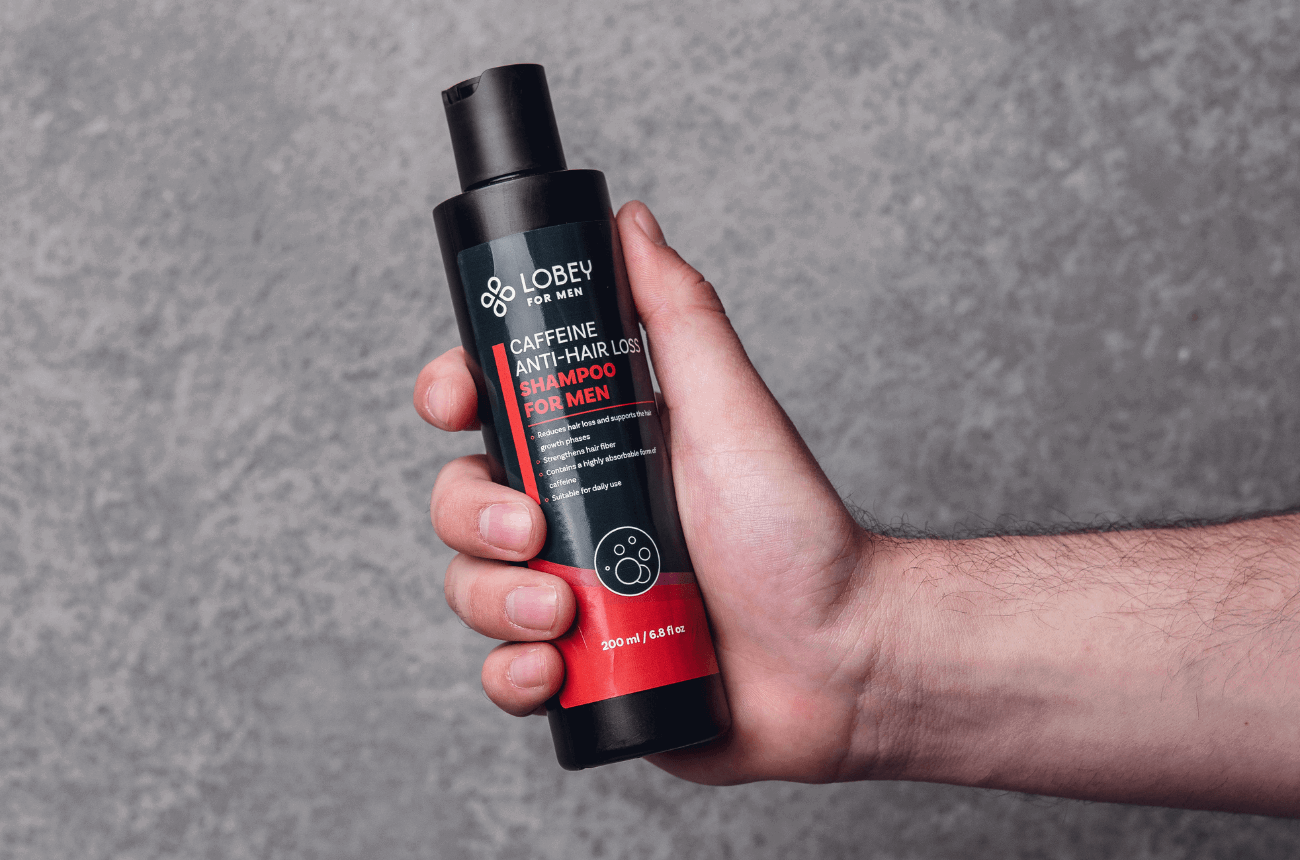 Kofeinový šampon pro muže LOBEY® Men