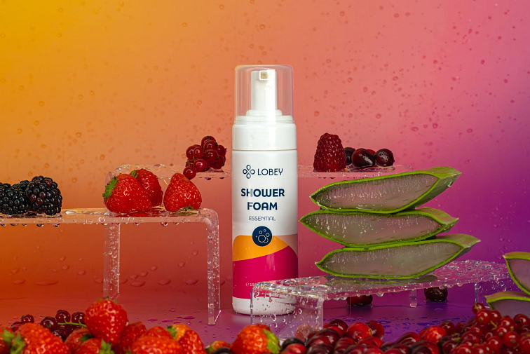 Sprchová pěna LOBEY Essential
