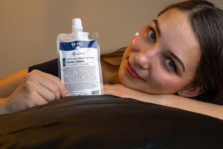 Náhradní náplň Noční vyhlazující pleťový krém 50 ml + 10 ml GRATIS